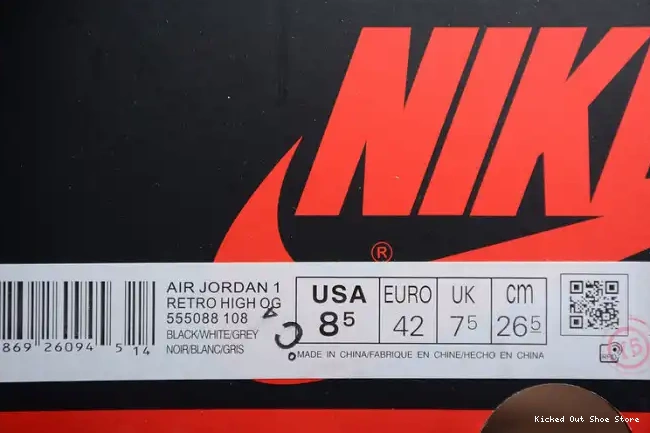 Kicked Out Shoe Store 1 High Stage OG Jordan 555088-108 Haze Air 0617
